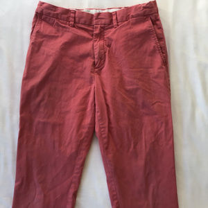 Crewcuts boys light red khakis - size 14 slim